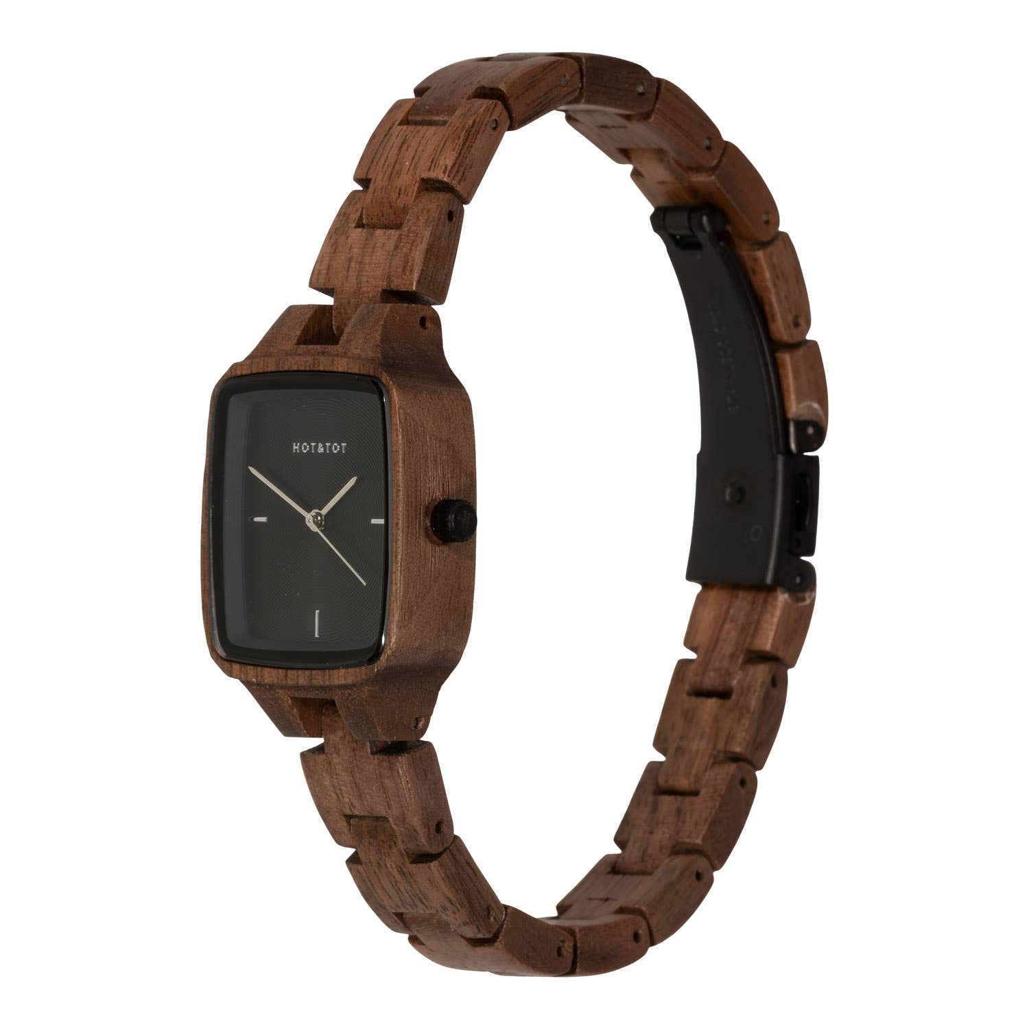 HOT&TOT - Wholesale Polshorloge - Dames - WODAN PETITE | Houten dameshorloge | Duurzaam | Vierkant2