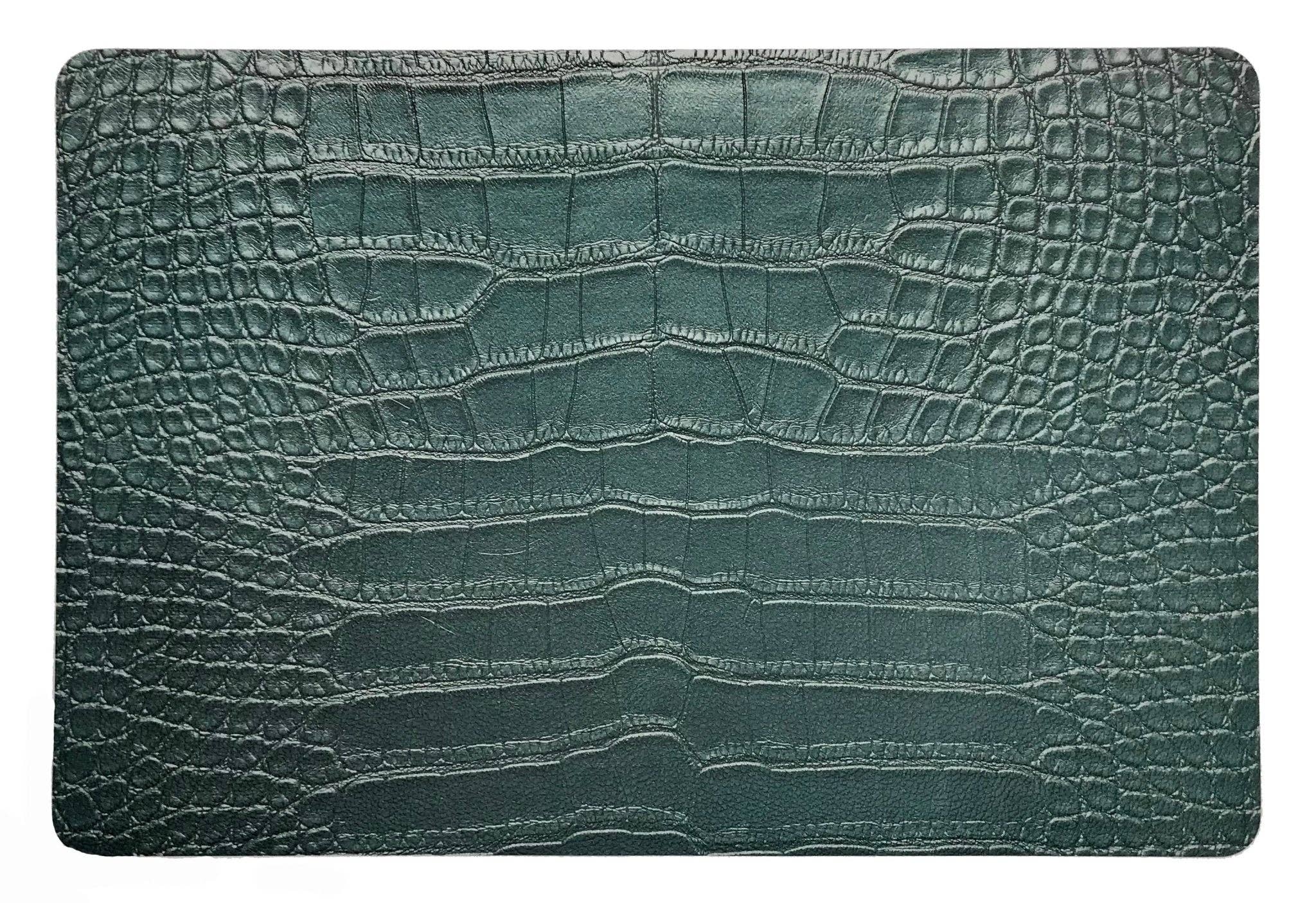 Nicolette Mayer Collection - Wholesale Placemat - Crocodile Patina 17.5 Rectangle Pebble Placemats, Set Of 40