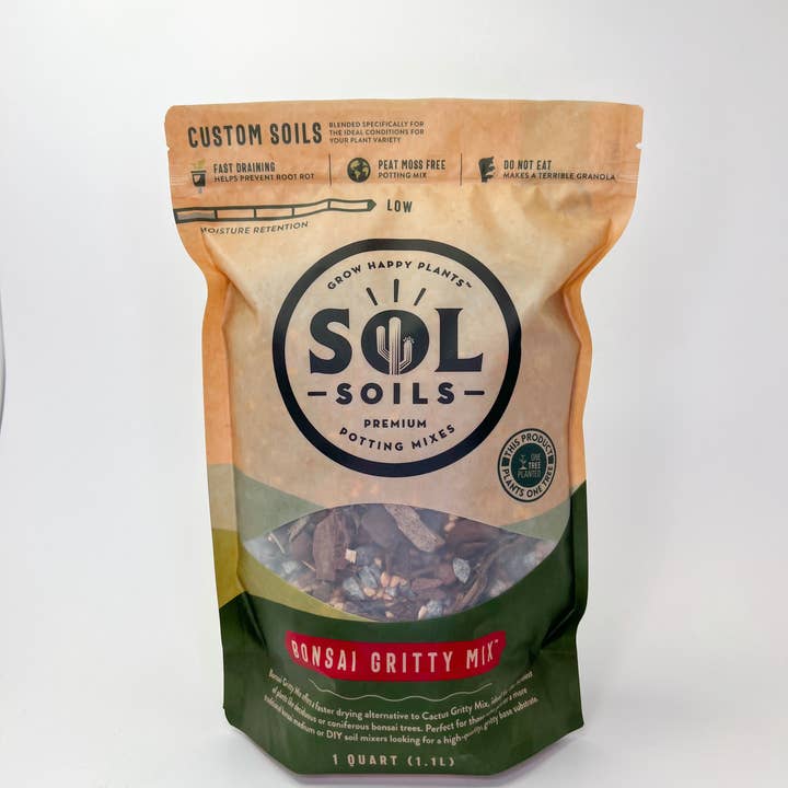 Sol Soils - Wholesale Planting/Potting Soil - Soil (1Qt) Bonsai Gritty Mix0