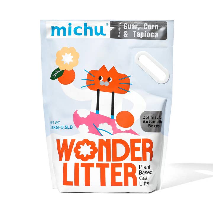 Michu Wonder Litter - Plant-Based & Automatic-Box Friendly 5 and other Purchase Wholesale cibo gatti. Free Returns & Net 60 Terms on Faire trending on Faire.
