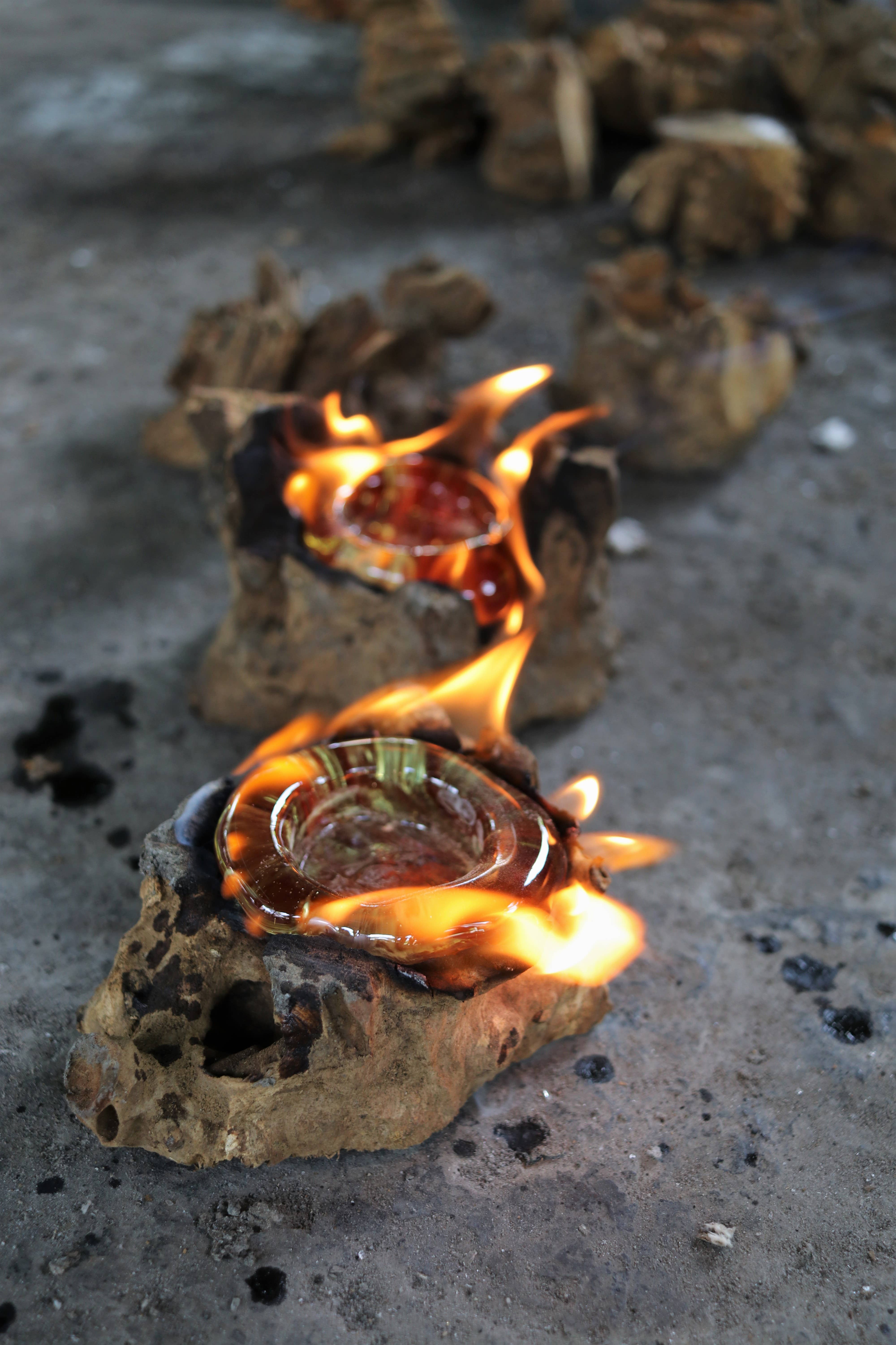 Cohasset Gifts - Wholesale Candle Holder - 2pc Single Cohasset Molten Glass Candle Holder Set8