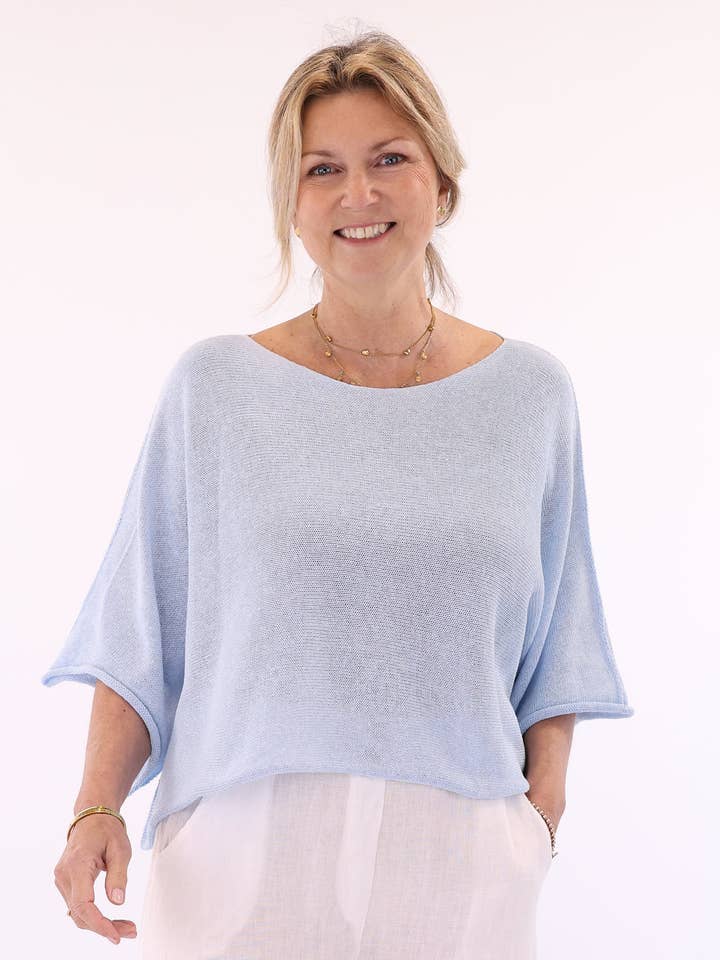 Cadenza Italy Ltd - Wholesale Knit Top - Women's - Cotton Blend Short Tunic Top4