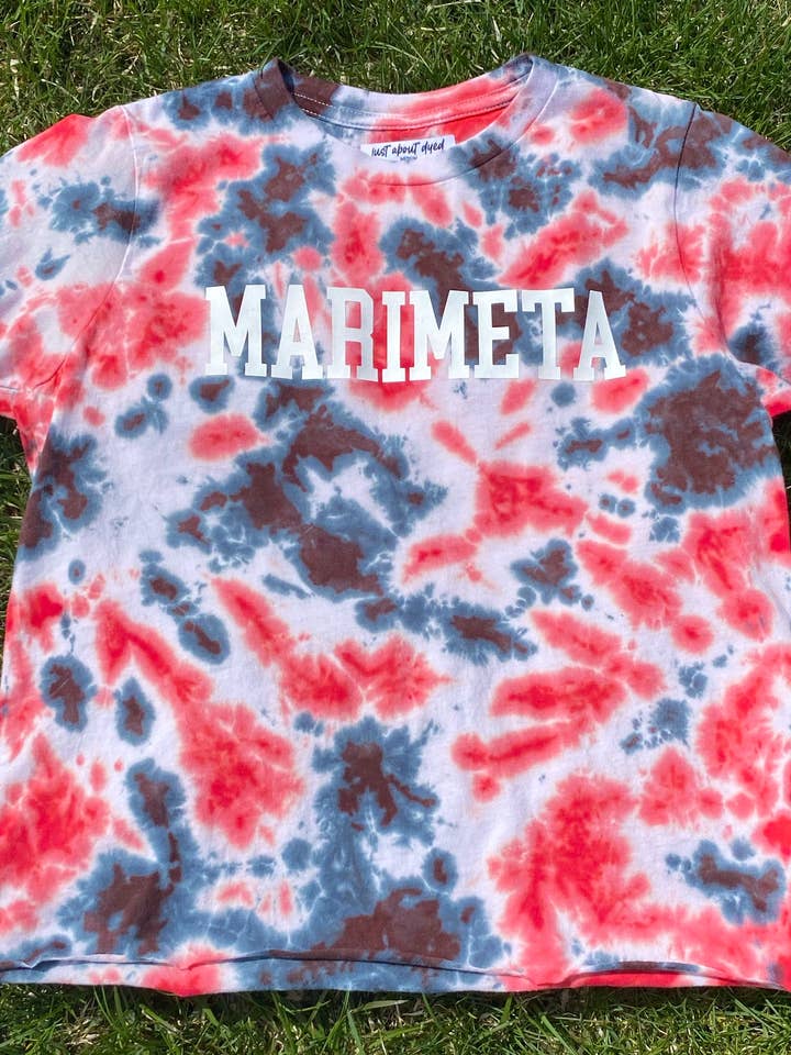 Kurzes Camp-T-Shirt für Mädchen für den Großhandel von Just About Dyed