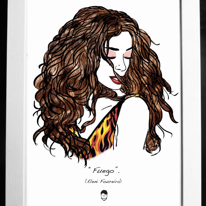 El loco del Pelo Rizo - Wholesale Art Print - Eleni Fureira0