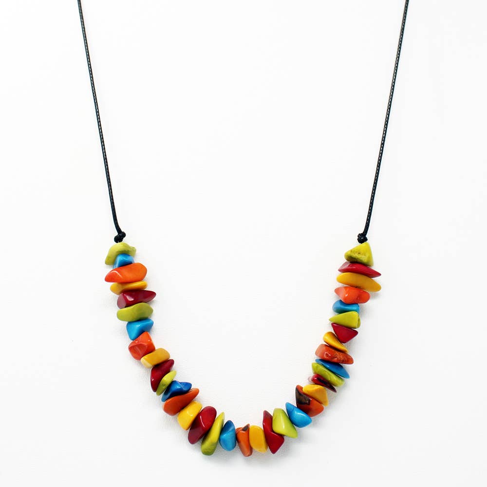 Muichic Natural Jewelry – Großhandel Perlenkette – Bits Tagua Halskette, handgefertigt, Fairtrade, leicht4