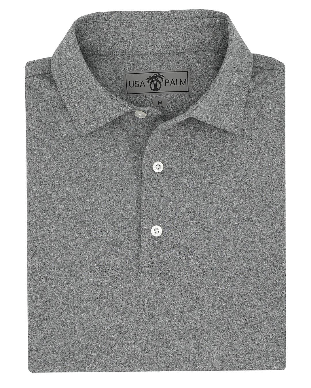 USA Palm - Wholesale Polo - Men's - Heathered Polo5