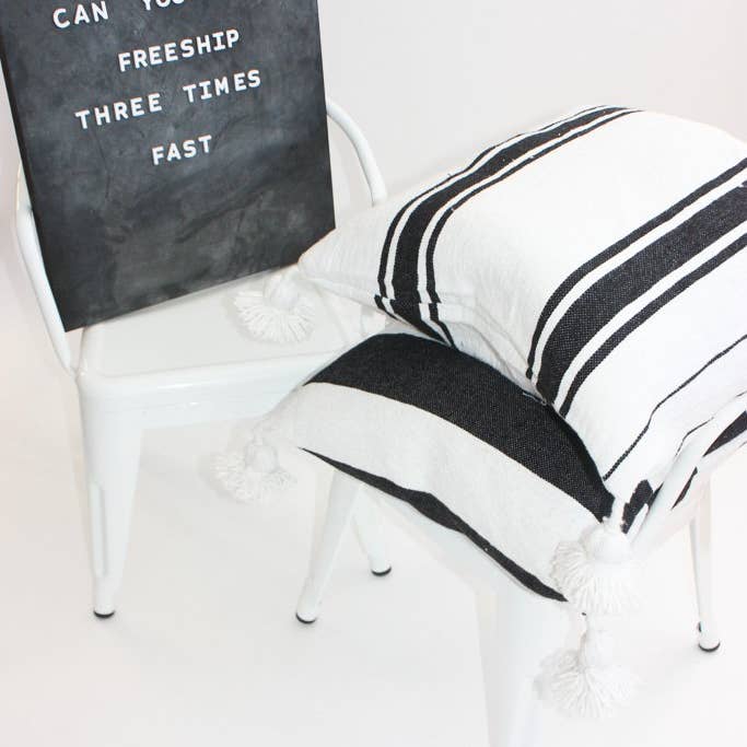 Lawson Kissenbezug mit Quaste für den Großhandel von Design District Co