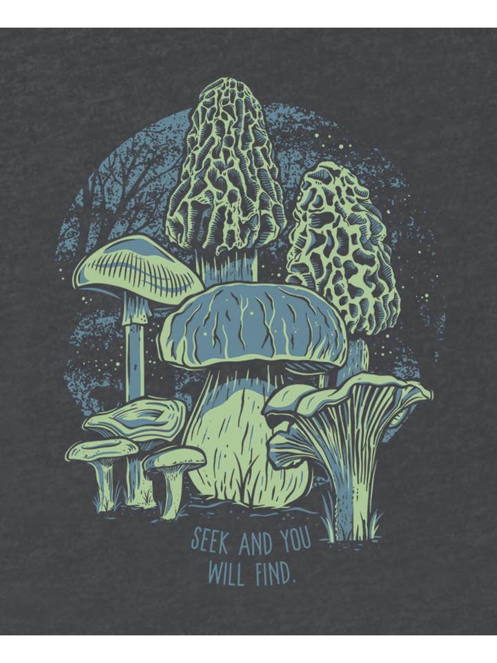 Soul Flower - Wholesale Screen Printed T-Shirt - Women's - Mushroom Forager Slouch Top4