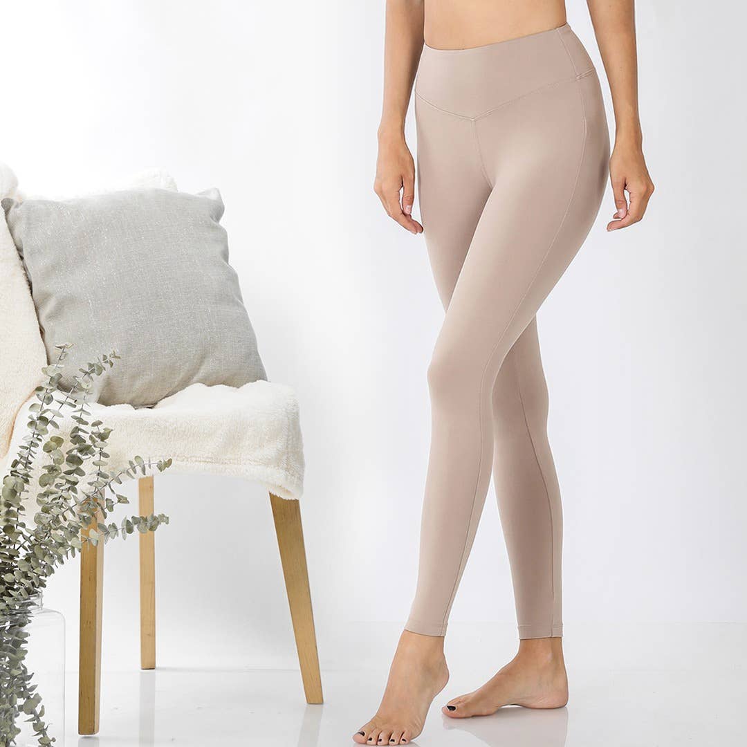 42POPS - Wholesale Athletic/Lounge Leggings - Women's - ",,..._ Waistband Full Length Leggings23
