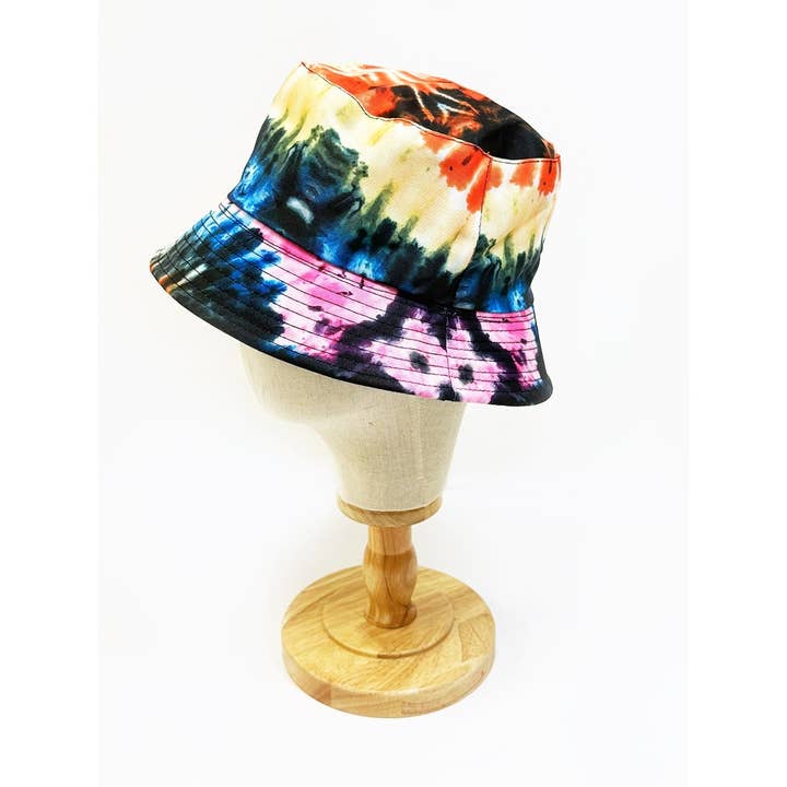 Chapeau seau réversible Tie Dye pour la vente par Funteze