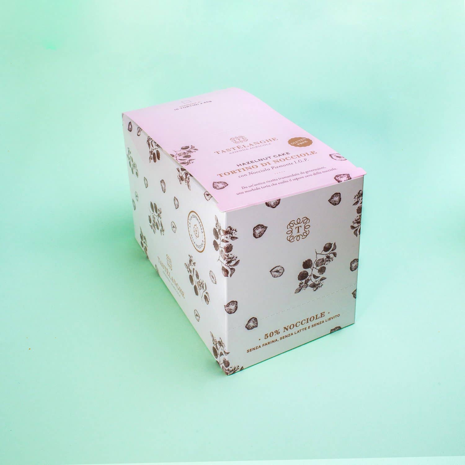 Tastëlanghe Azienda Agricola Quazzo Paolo – Großhandel Cookie – Tastëlanghe Haselnusskuchen (Schachtel mit 10 Stück)3