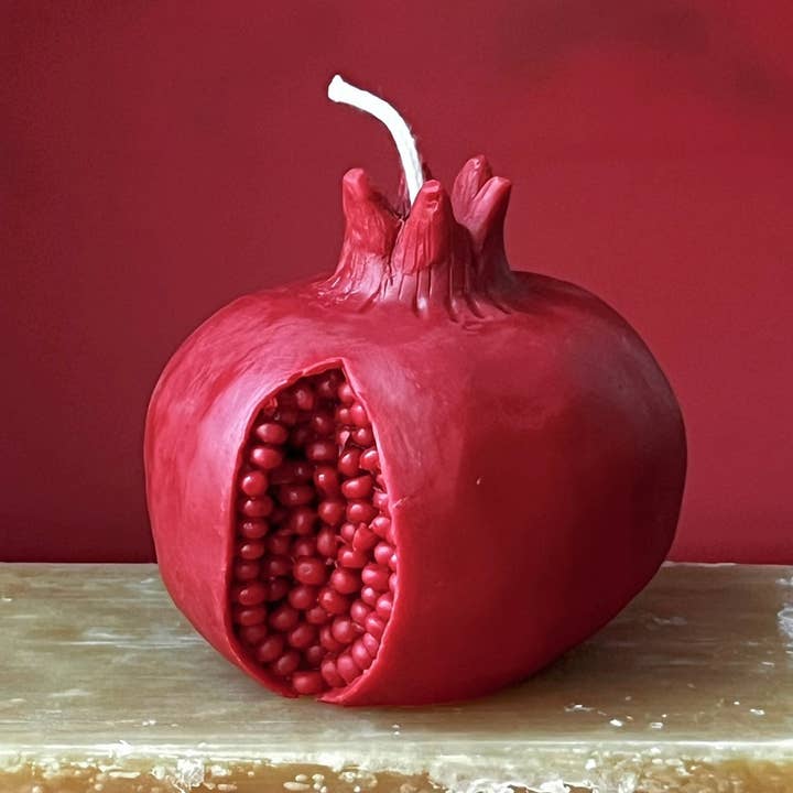 Pomegranate Candle for wholesale by BabaBoogs Candles