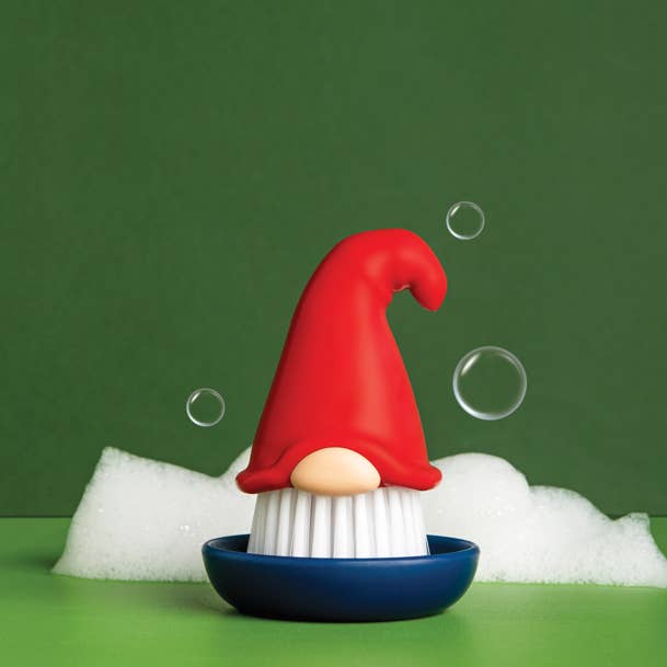 OTOTO - Wholesale Cleaning Brush - Beardy Gnome Dish Scrub Brush - Kitchen Gifts3