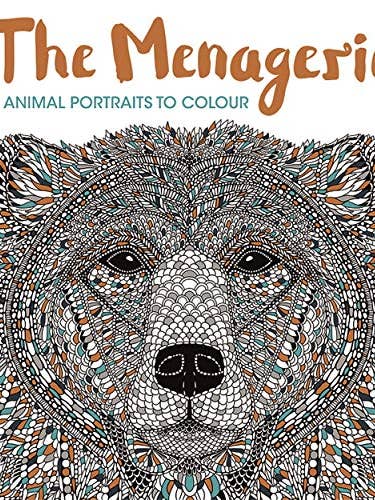 Menagerie: Ritratti di Animali da Colorare di Merritt & Scully per la vendita all'ingrosso da parte di Boon Books