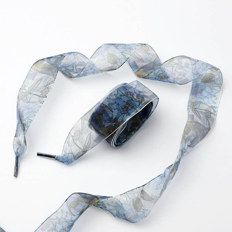 JOSSLYN by wall to wall – wholesale Skosnören - Dam – MULTI DESIGN SATIN ORGANZA SKOSNÖRE | 40SD1144