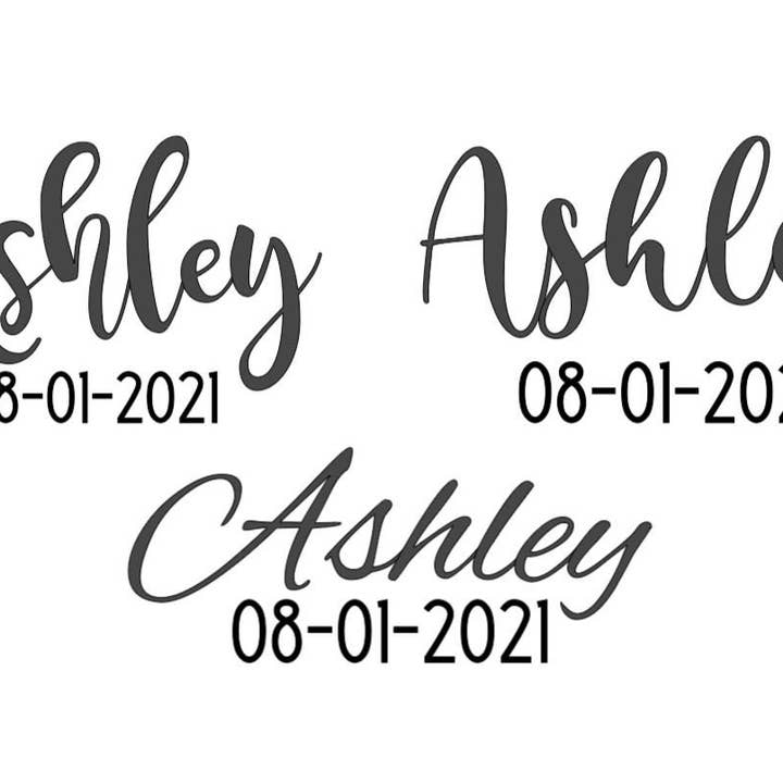 Hanger Decals, Bridal Party Decals, Wedding Hanger Decals for wholesale by Cre8tionsByCaitlynn