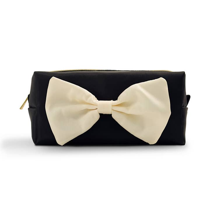 Palazzo Black Louise Bow Loaf Cosmetic Pouch for wholesale by Studio Oh!