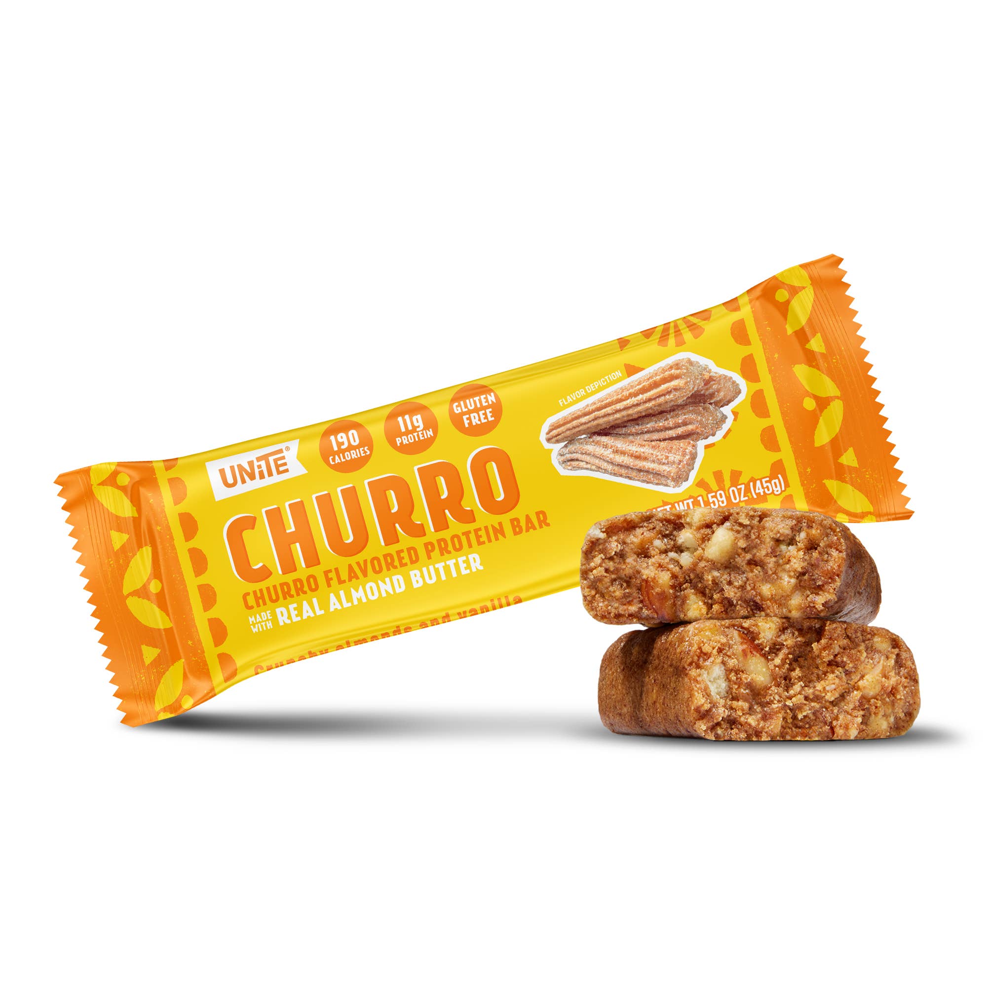 UNiTE Foods - Wholesale Snack Bar - Churro Flavored Protein Bar1