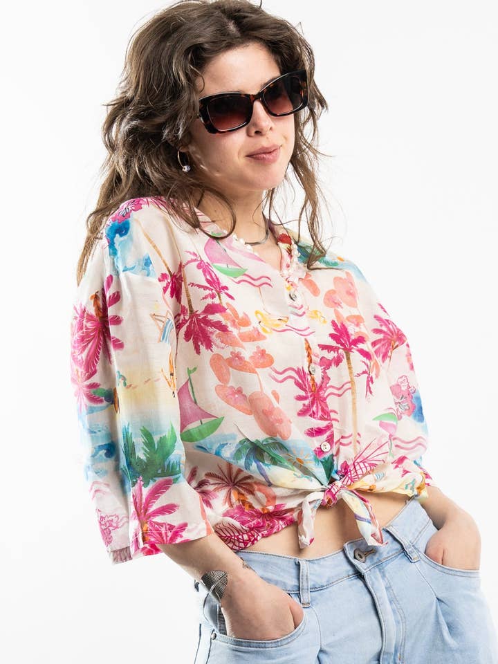 pink ELENI 28 Blouse for wholesale on Faire1