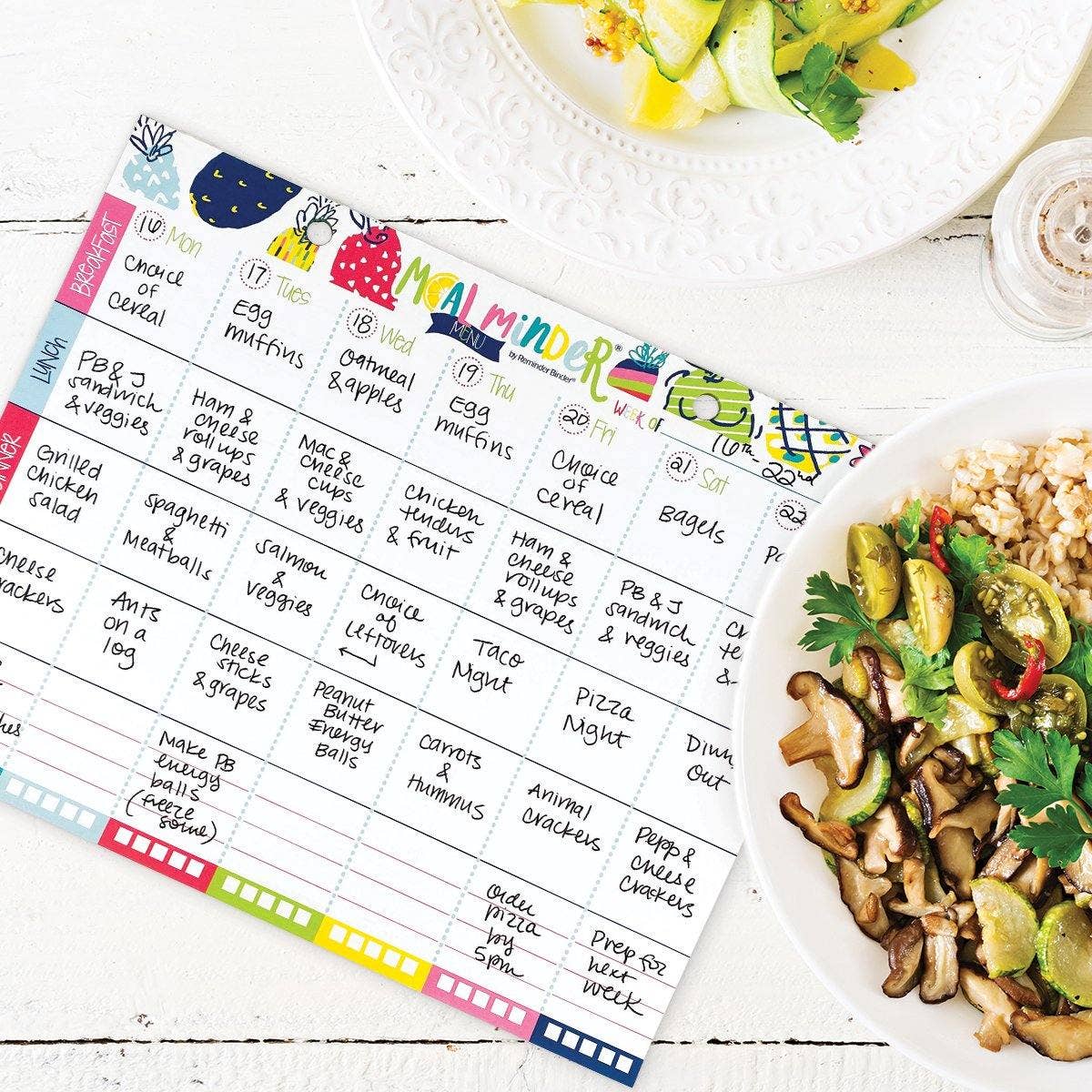 Denise Albright® - Wholesale Planner - 52-Week Meal Minder® Weekly Menu Planner Pad | Open Stock13