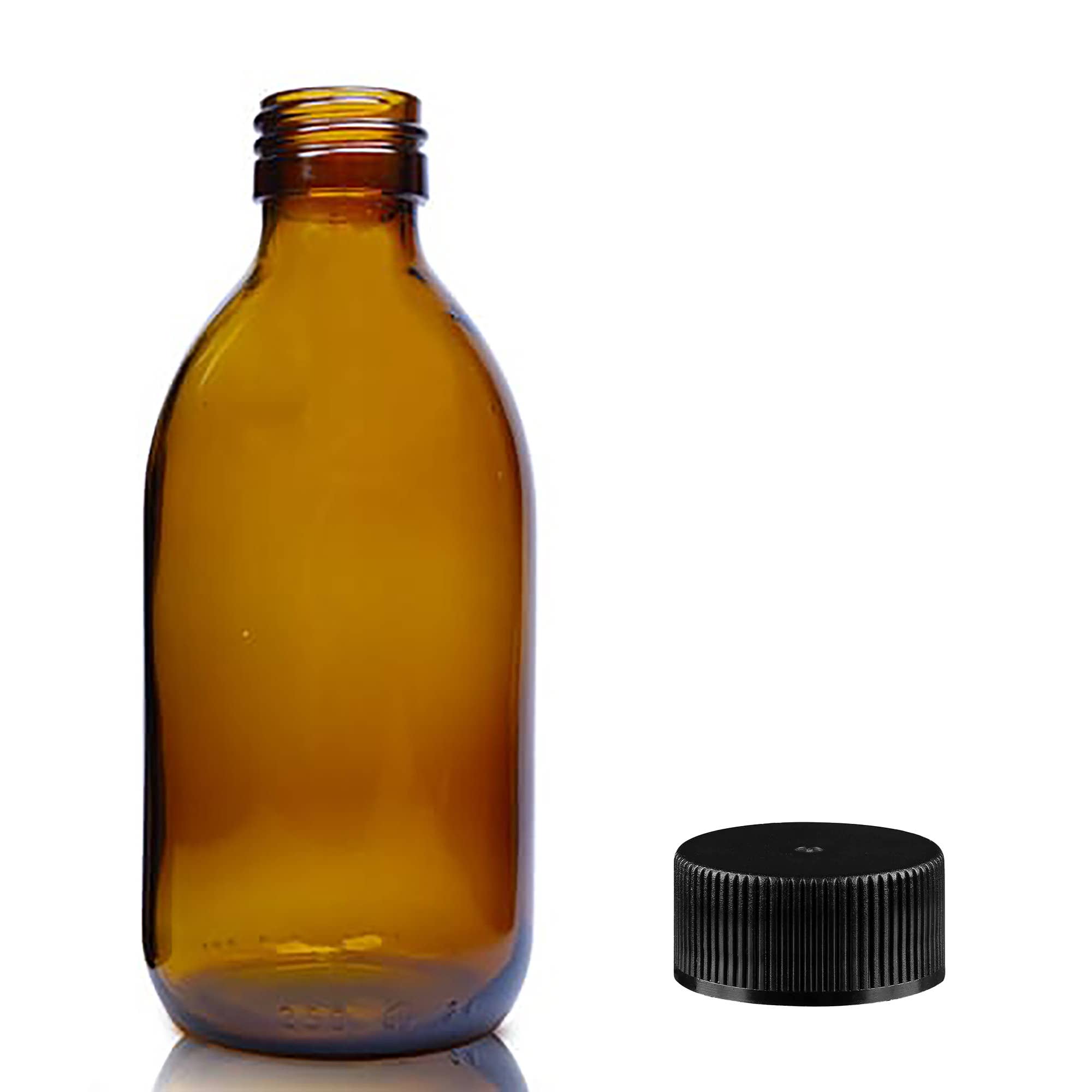 AWGifts Europe - Wholesale Essential Oil Holder - 250ml Amber Glass Medicine Bottle5