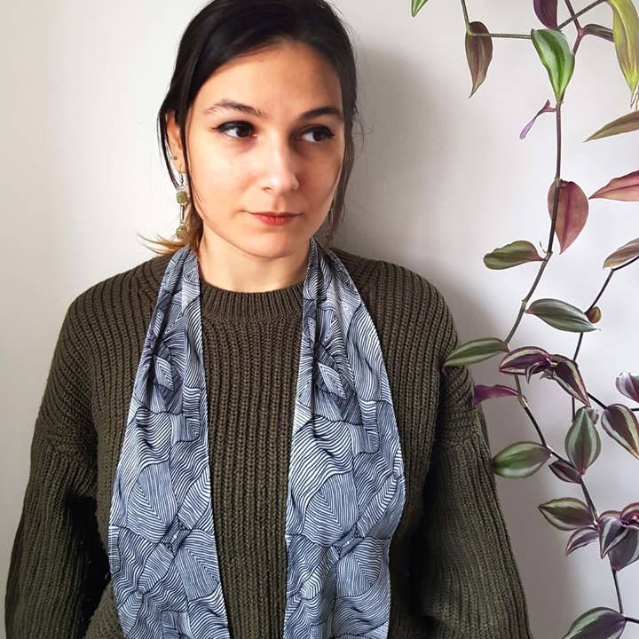 Ilke Usluca Design - Wholesale Scarf - Women's - Illusion Scarf10