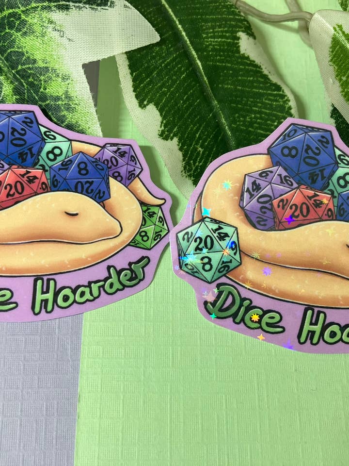 cute cube snake sticker for wholesale by SenCrossArt