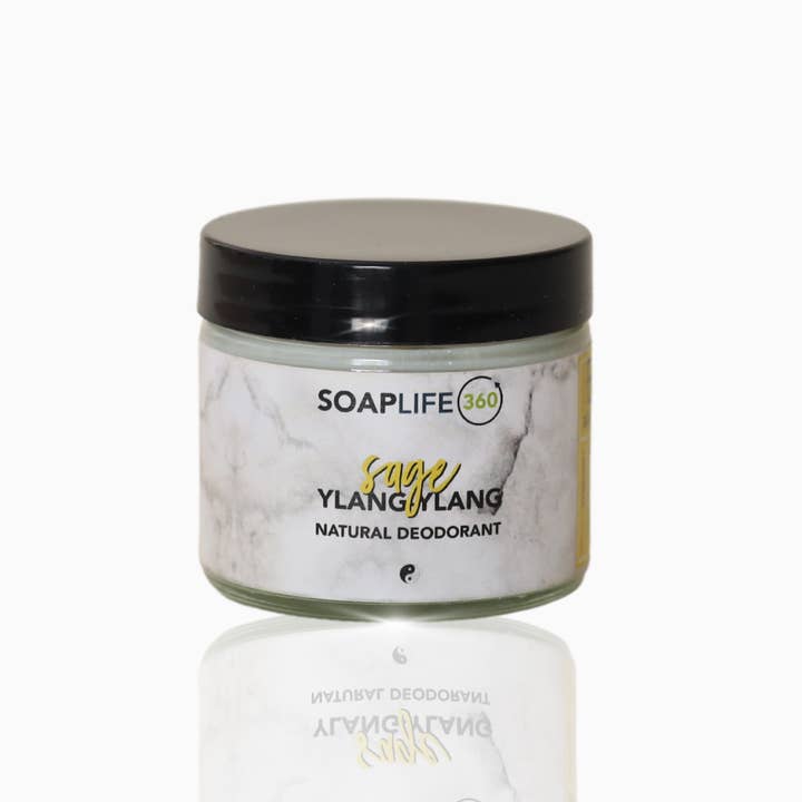 Sage + Ylang-Ylang Natural Deodorant for wholesale by Soaplife360