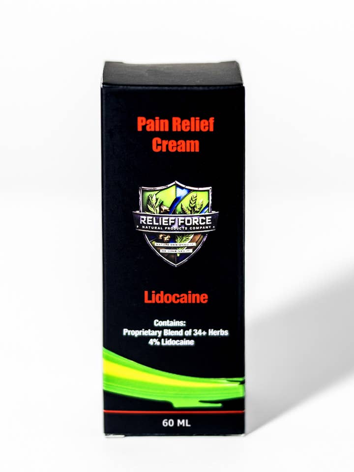Relief Force 4 % Lidocaïne - Roll-On 2 oz pour la vente par Natures Light