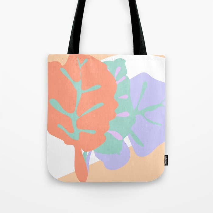 DANESSA - Wholesale Tote Bag - Women's - Tropical Plants Tote Bag2