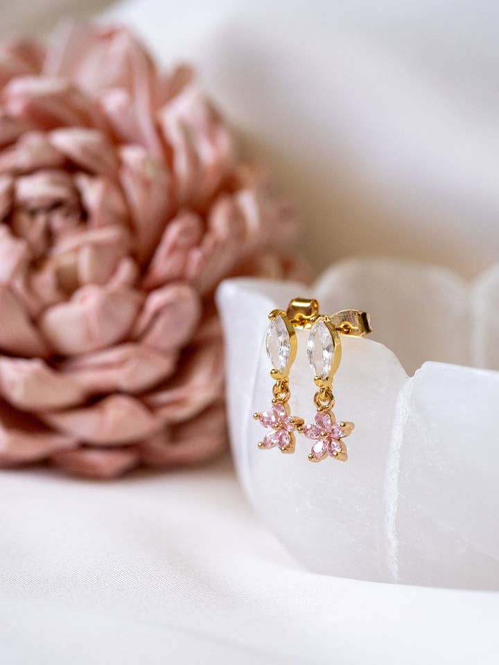 Gouttes Florales de Cristal pour la vente par Rox & Lily