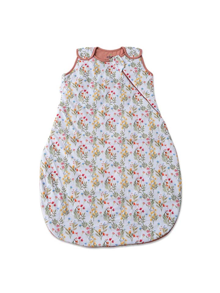 Saco de Dormir Premium Tencel - 2.6 TOG - Flor de Primavera por atacado de Earth Baby Outfitters