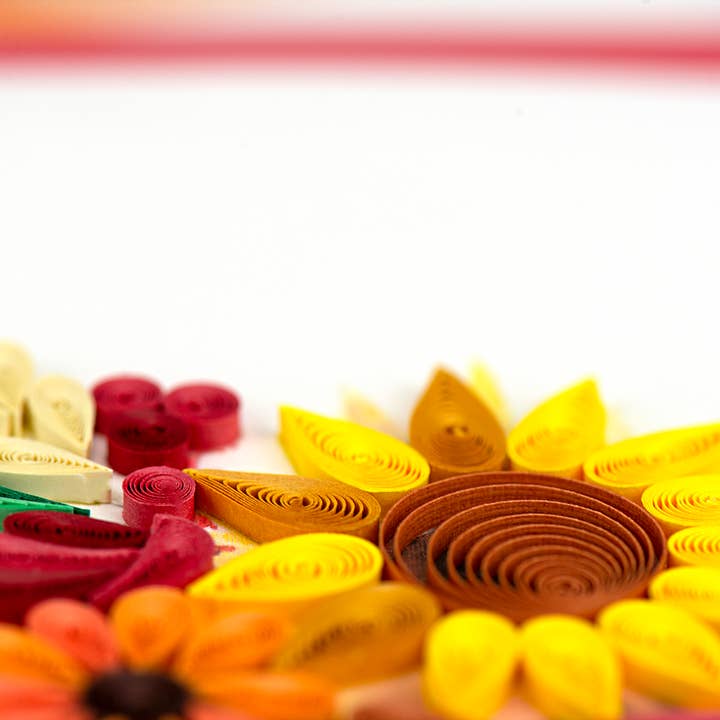 Quilling Card - Wholesale Everyday Greeting Card - Floral Cornucopia1