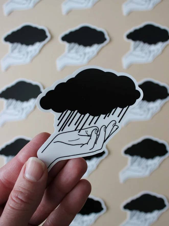 Rainy Day Sticker for wholesale by Yonder Studios