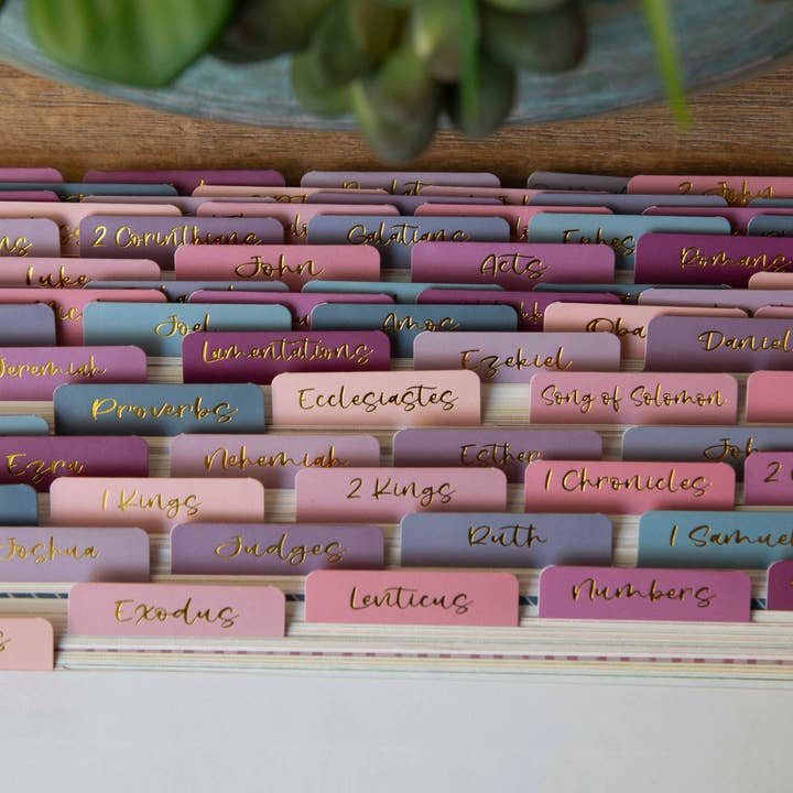 Chosen & Cherished - Wholesale Bookmark - Ombre Bible Index Tabs | Colorful Bible Tabs1