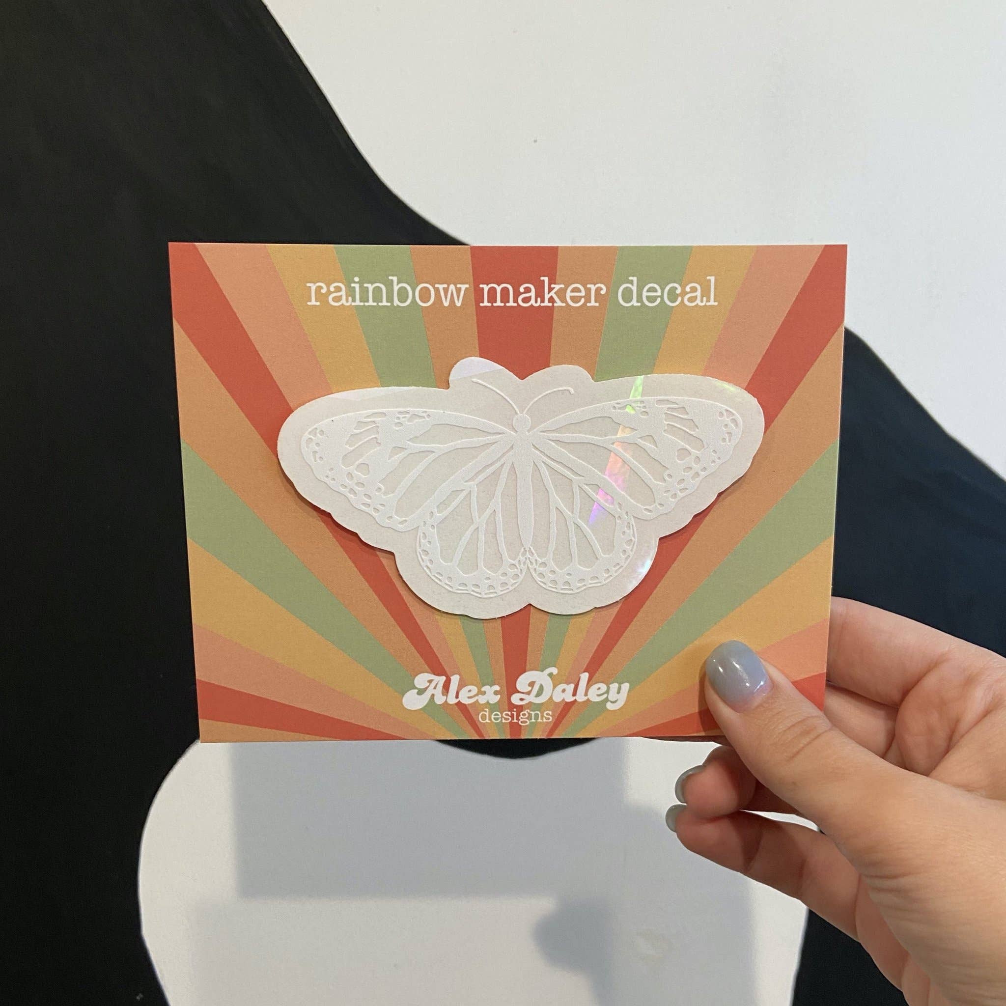 Alex Daley Designs - Wholesale Suncatcher - Butterfly Rainbow Maker, Window Cling Suncatcher2