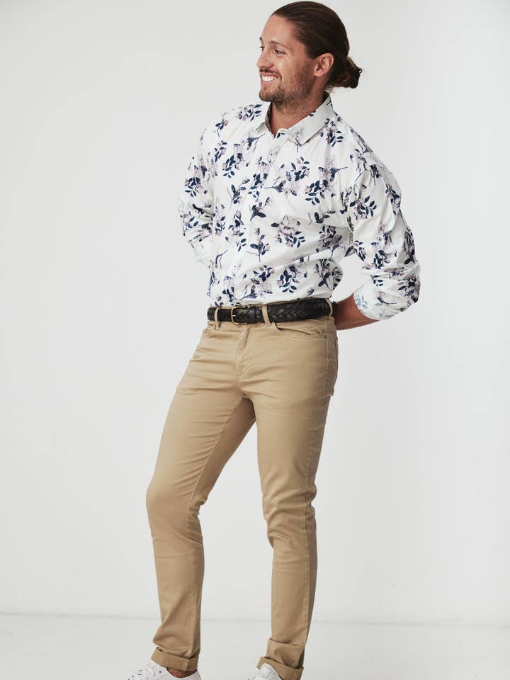 BLKWD APPAREL - Wholesale Buttoned-down shirt – Men's - Perry - Long Sleeve Shirt0