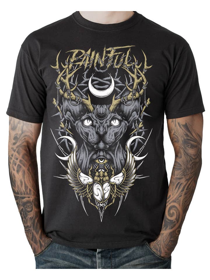 Painful Clothing - Wholesale Screen Printed T-Shirt - Men's - Salem T-shirt