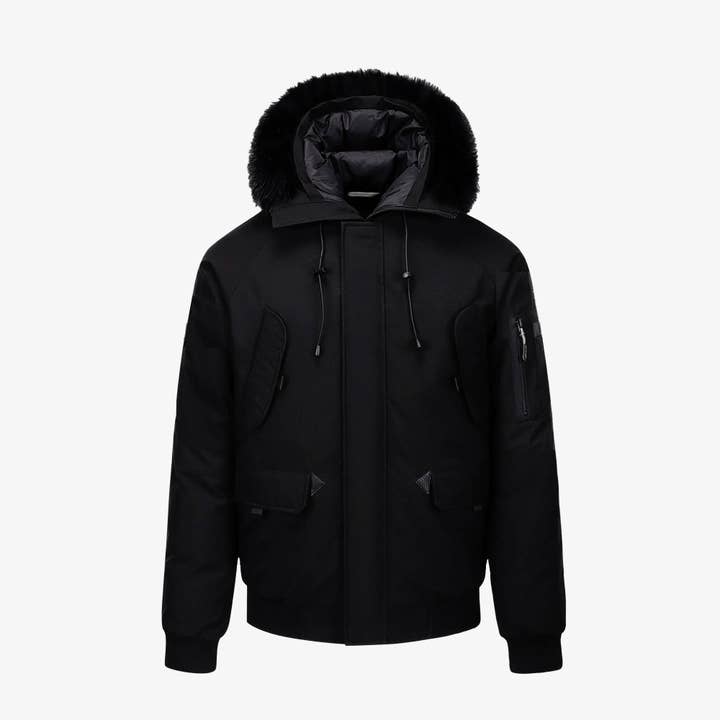 Emperor Black Down Jacket for wholesale by Horspist Paris