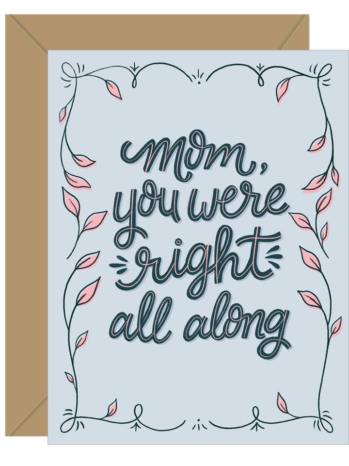 Maman, tu avais raison, à propos de tout pour la vente par Hello Sweetie