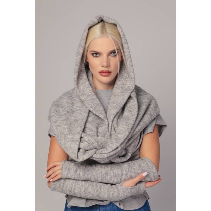 ADEPTT – wholesale Scarf – Women's – Snood scarf from soft knitted fabric: /ETTA/