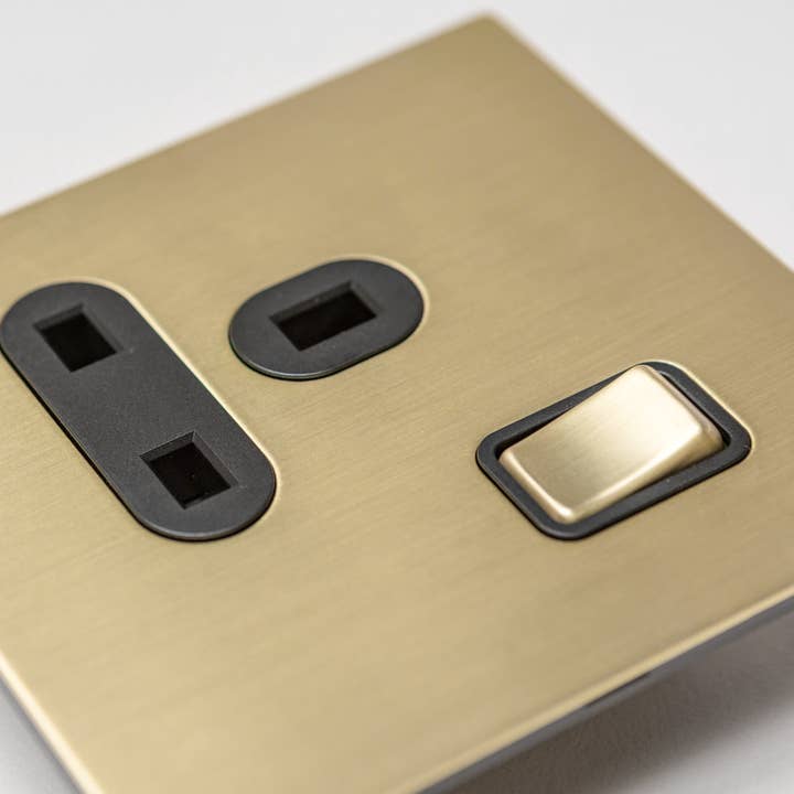 Brass bee – wholesale Light switch cover/plate – Satin Brass Switches and Sockets - J Series10