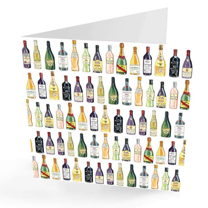 Wine Lovers Card. Fab Wine Greetings Card for wholesale by presentingperfection