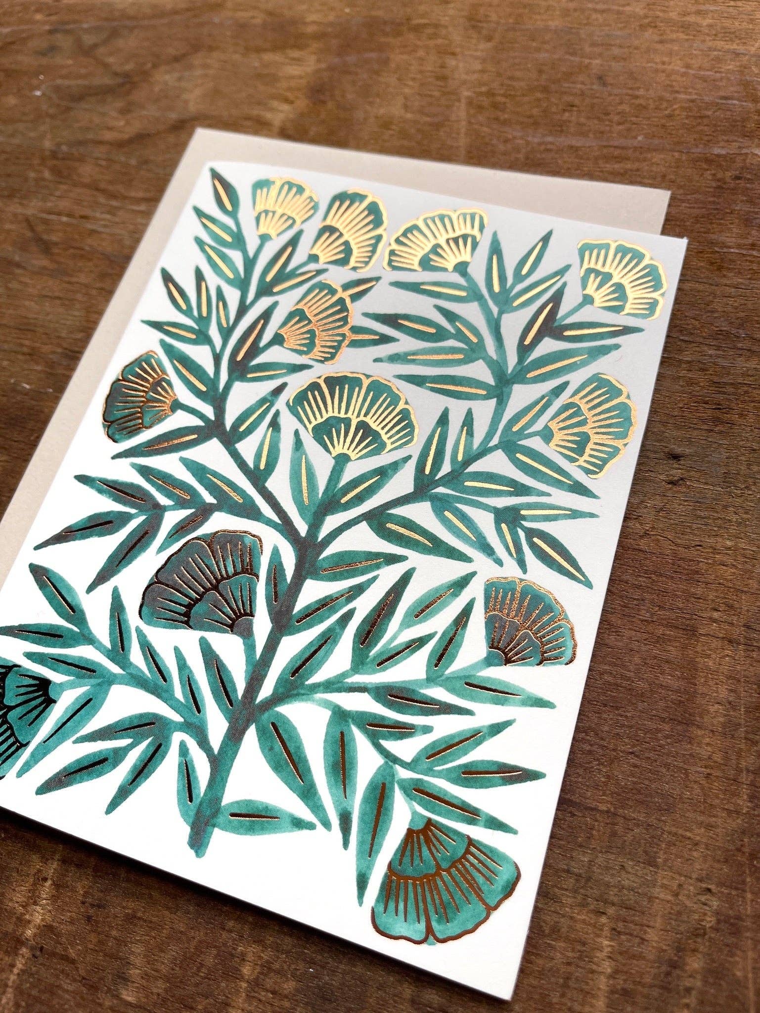 Katharine Watson - Venta al por mayor Tarjetas de felicitación - Tarjeta de felicitación en blanco con acabado metalizado1