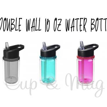 The Cup & Mug Co. - Wholesale Water bottle - Kids Water Bottle - 10 oz double wall Tritan plastic Kids Wa