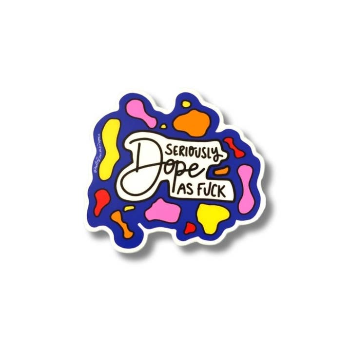 Pretty Peacock Paperie - Women's Empowerment – wholesale Klistermärke – Allvarligt knark som Fuck Stick1