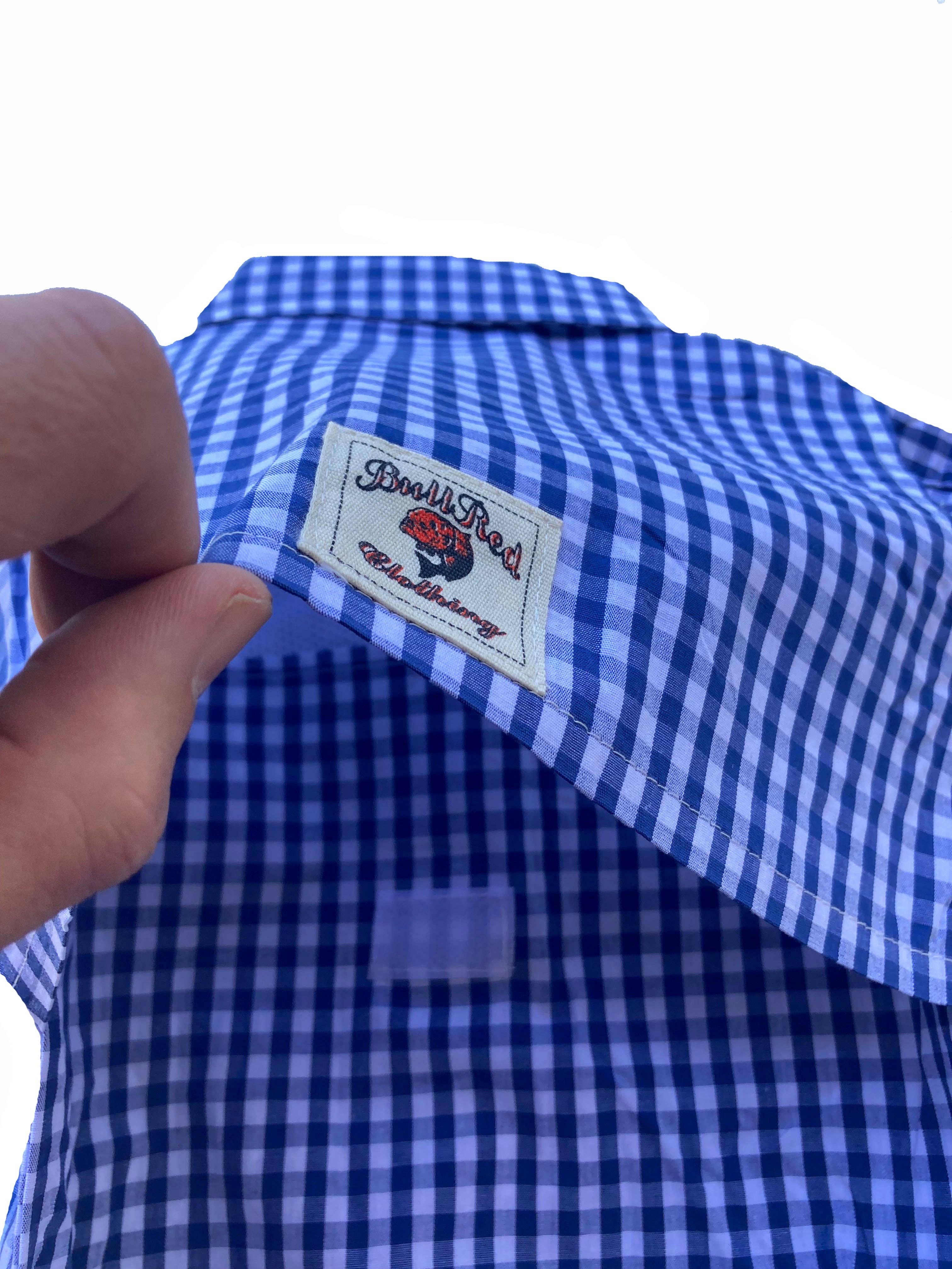 Bullred Clothing - Wholesale Bodysuit (Non-Footed) - Baby - Bullred Baby Fishing Onesies - Large Pattern Gingham5