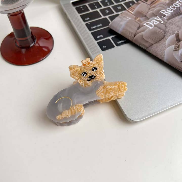 PAWPAWwholesale - Wholesale Hair Clip - Women's - Kawaii Dog Claw Clip, Fun Cartoon Hair Accessory_CWMM7146
