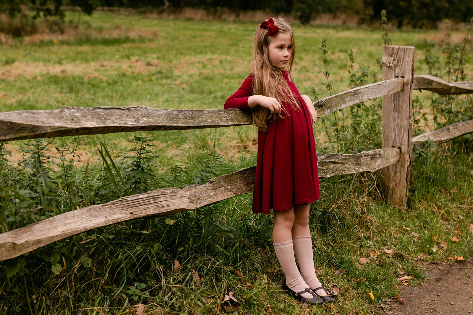 Floras – wholesale Dress – Kids – Twirl Dress - Mulberry3