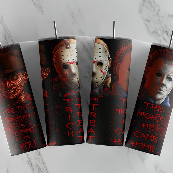 Horror Quote Tumbler for wholesale by Wicked Flower Creations